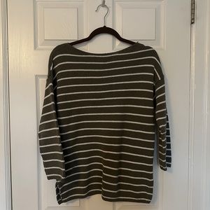 LOFT Outlet Stripes Pullover Sweater